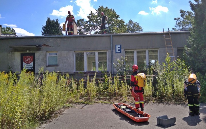 Ćwiczenia Specjalistycznej Grupy Ratownictwa Wysokościowego „Siedlce 7”