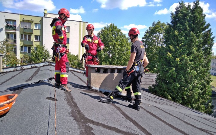 Ćwiczenia Specjalistycznej Grupy Ratownictwa Wysokościowego „Siedlce 7”
