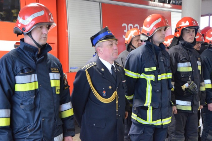 pożegnanie ze służbą st. asp. Karola Sobiczewskiego 