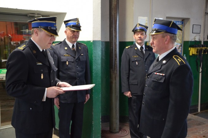 pożegnanie ze służbą st. asp. Karola Sobiczewskiego 