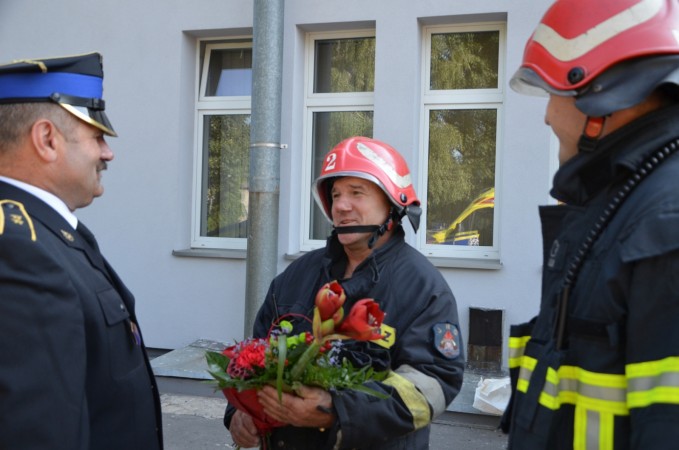 pożegnanie st. asp. Sławomira Sadłowskiego