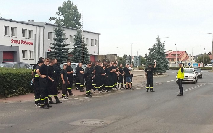 szkolenie podstawowe OSP - kierowanie ruchem drogowym
