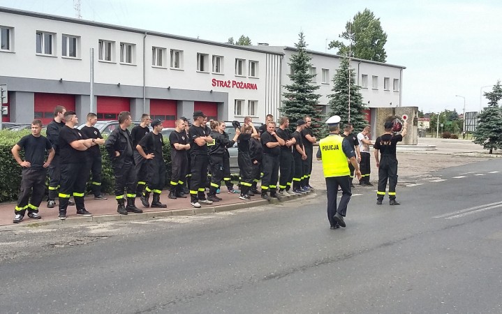 szkolenie podstawowe OSP - kierowanie ruchem drogowym