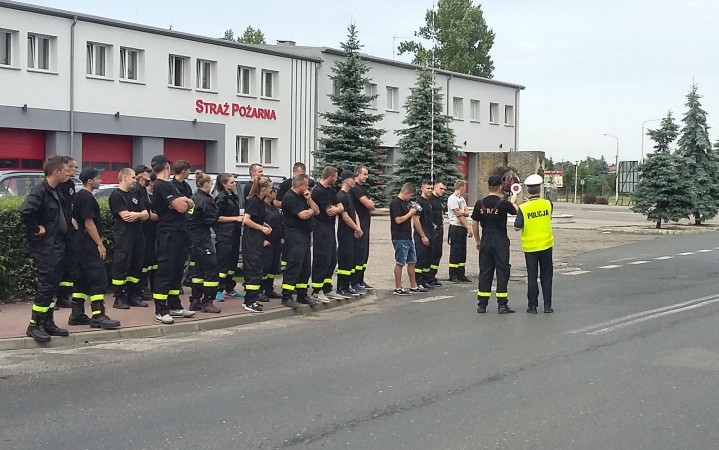 szkolenie podstawowe OSP - kierowanie ruchem drogowym