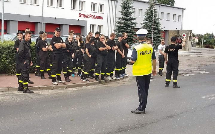 szkolenie podstawowe OSP - kierowanie ruchem drogowym