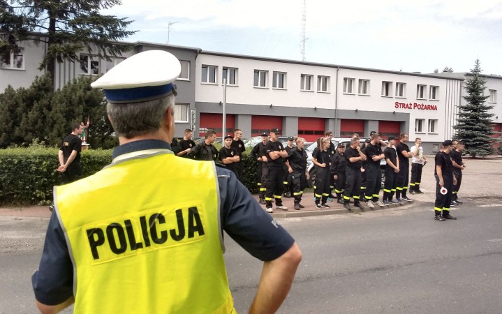 szkolenie podstawowe OSP - kierowanie ruchem drogowym