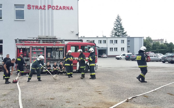 szkolenie podstawowe OSP - środki gaśnicze