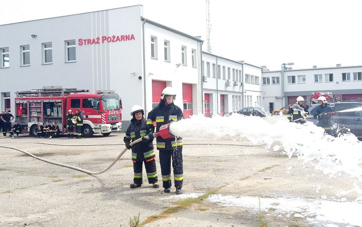 szkolenie podstawowe OSP - środki gaśnicze