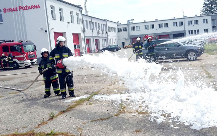 szkolenie podstawowe OSP - środki gaśnicze