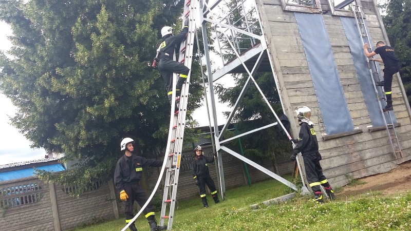szkolenie podstawowe OSP - drabiny