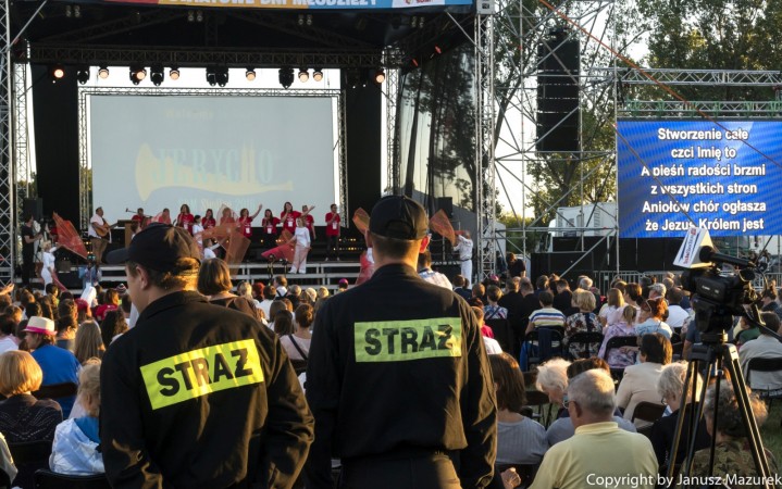 zabezpieczenie Gali Otwarcia ŚDM
