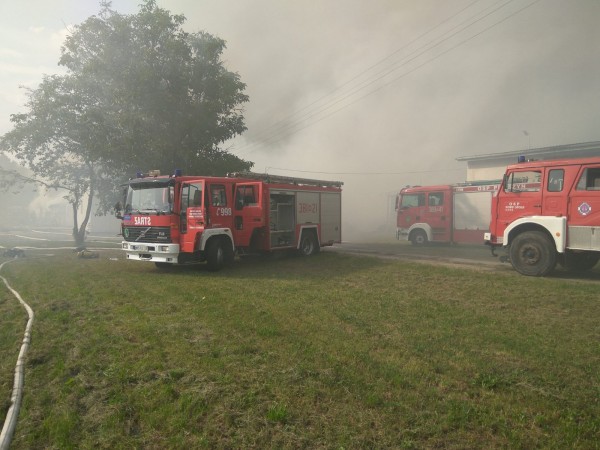 m. Jagodnia, pożar kurnika /fot. OSP Nowe Opole